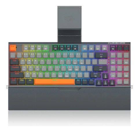 Teclado Gamer Mecánico Redragon Olaf K648 Rgb Switches Red Usb Inglés