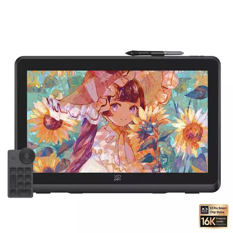 Pantalla Xp-pen Artist Pro 22 2 Gen 2.5k Qhd 16384 Niveles de Presion Negro