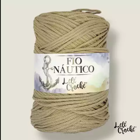 Fio Náutico Areia 3mm – Roliço, Leve e Macio | Rolo com 200m (440g)