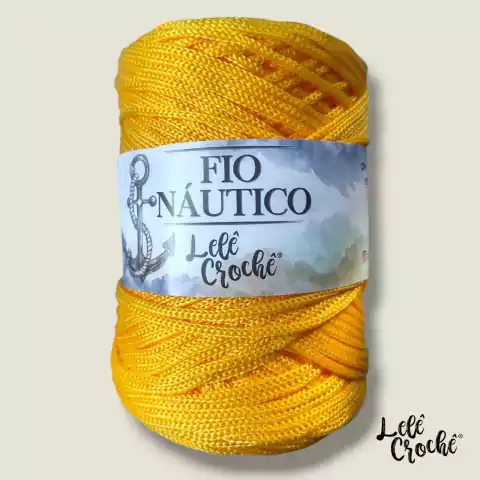 Fio Náutico Amarelo 3mm – Roliço, Leve e Macio | Rolo com 200m (440g)