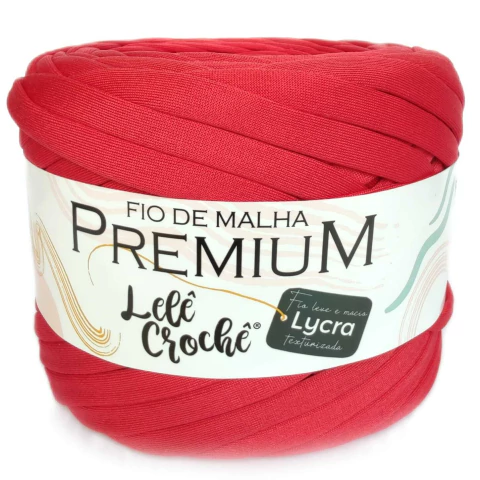 FIO DE MALHA PREMIUM LYCRA VERMELHO