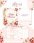 Agenda Personalizada Romã - Acompanha Caneta + Marca Páginas - JLD Confecções - Papelaria Personalizada