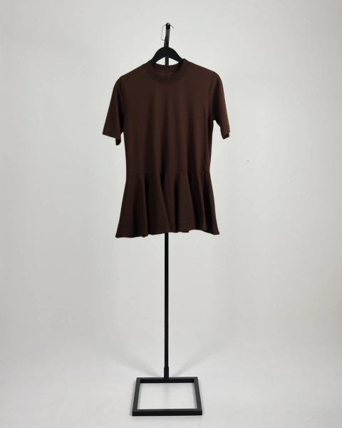 BLUSA MALHA PEPLUM CHARLOTTE