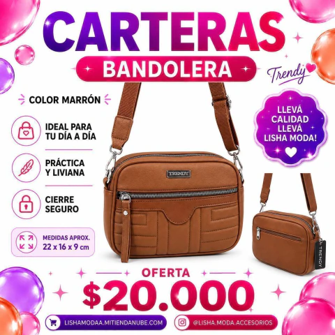 Cartera, Bandolera Trendy