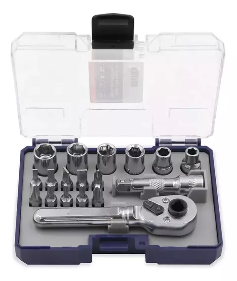 Caja Set Juego Boca Llave Tubo Crique Kit mini