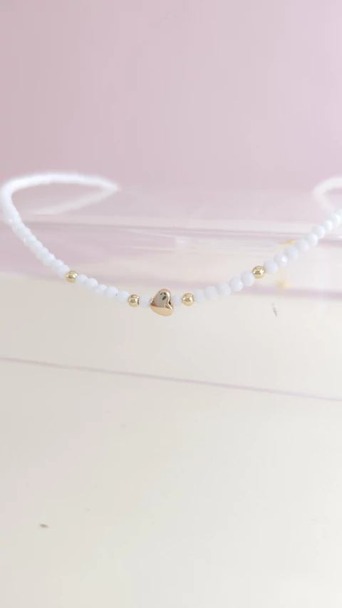 Collar Cristales - Nube Blanco - comprar online