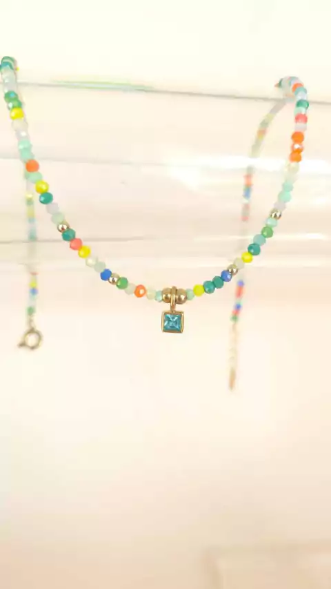 Collar Cristales - Happy Birthday - comprar online