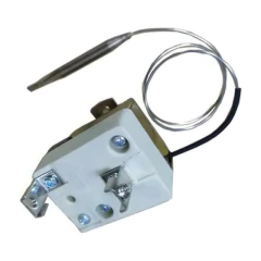 Termostato Capilar para Fritadeira Elétrica 50°C a 200° 30A Base de Porcelana WHD - STI Peças