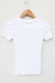 Remera Manga Corta Acanalada Larga - H&M - Uniqus