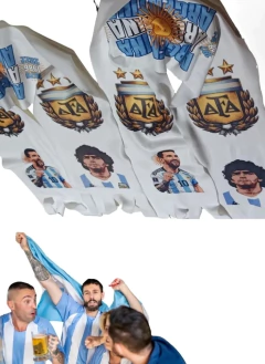 Bufanda Argentina Pasion !!! Suave Liviana Calentita - Polar en internet
