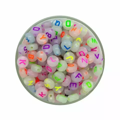 Plástico fluo pastilla letra - comprar online
