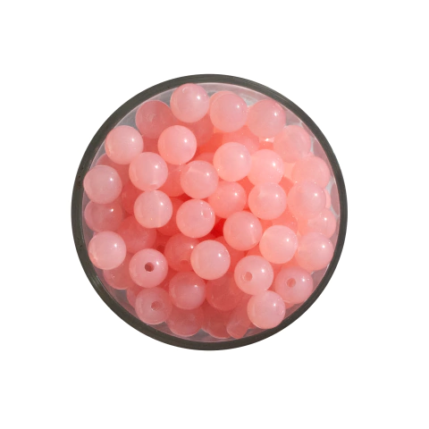Plástico Opalina Bolita Salmón 8mm - comprar online