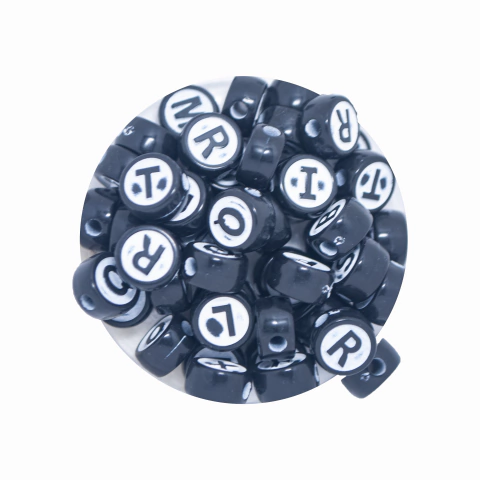 Plástico pastilla letra 10mm - comprar online