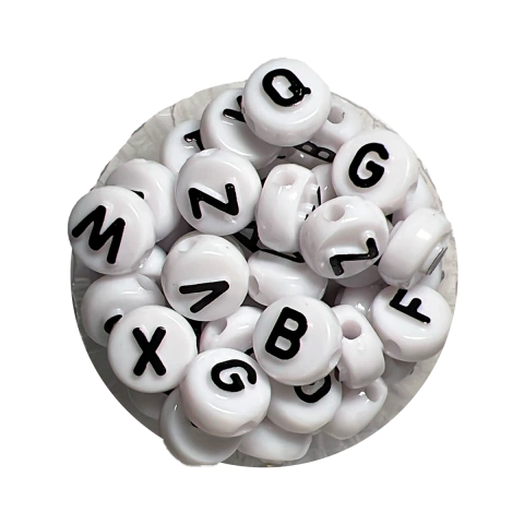 Plástico pastilla letra relieve