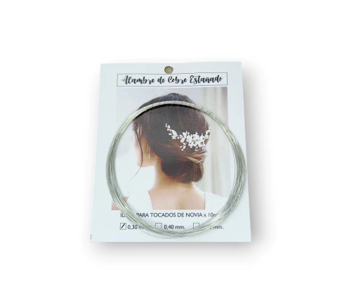 Alambre de Cobre Estañado carton x 10mts - comprar online