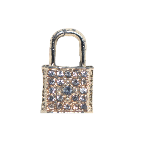 Dije strass candado - comprar online