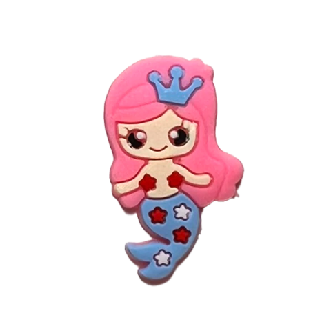 Dije charm PVC patitas princesas sirenas - El Puesto Bijou del armador