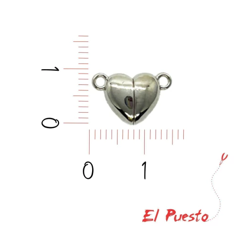Dije Imán Corazón metal 12 mm en internet
