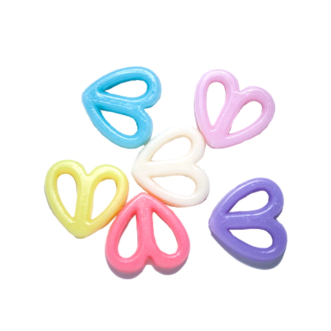 Plástico pastel corazon calado - comprar online