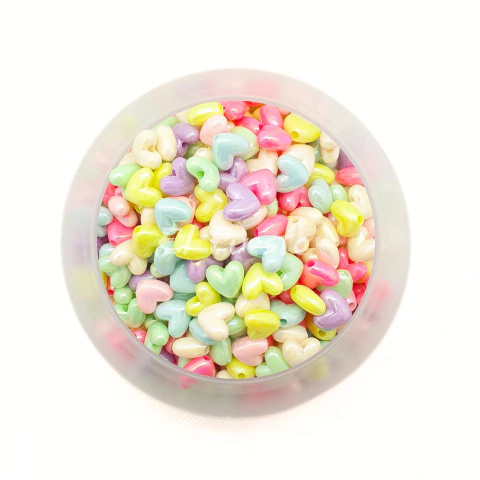 Plástico pastel AB corazon relleno - comprar online