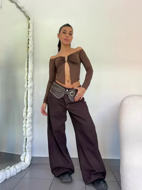 Wide Leg Coffe - comprar online