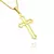 Pingente Crucifixo Vazado - Banho Ouro na internet