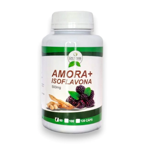 Amora Miura com Isoflavona 120 Cápsulas de 500mg 100% Pura