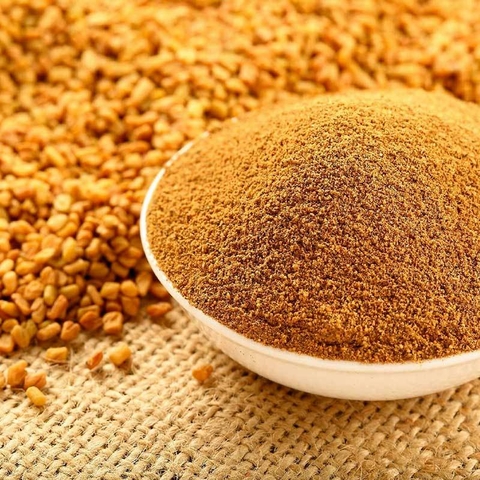 Feno Grego em Pó Premium 100% Pura 500g a 1Kg Natural