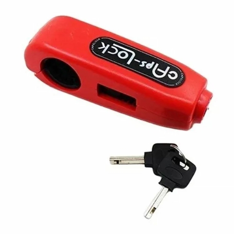 Candado Para Moto Y Scooter Lock Cerradura De Seguridad Rojo