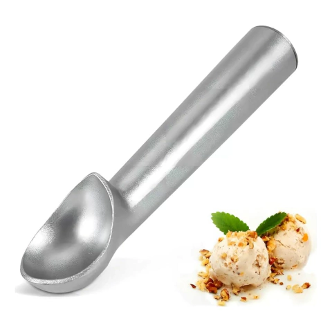 Cuchara Bocha Molde Helado Aluminio Enterizo