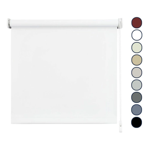 Cortina Roller Blackout - 120x230 Cm Blanca