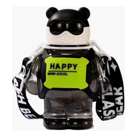 Botella Oso Happy Agua Plastico 800 Ml Con Correa - comprar online