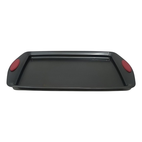 Placa Horno Antiadherente Acero Al Carbono 42x25 Cm