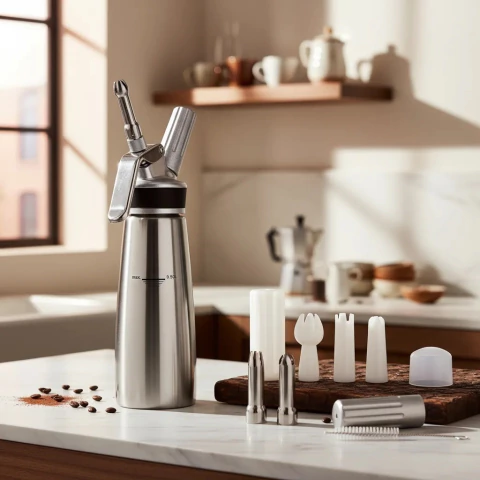 Sifón Cremera de Aluminio 500ml - Aluminio - comprar online