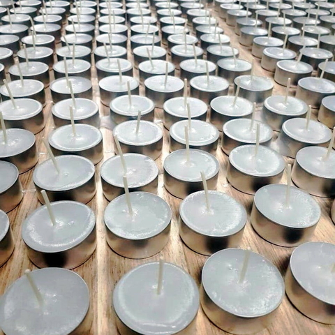 Vela Rechô com vaso de Alumínio caixa com 1000 - comprar online