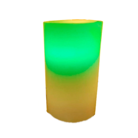 Vela Abajur em parafina com LED Musical multicolor 14x25cm - comprar online