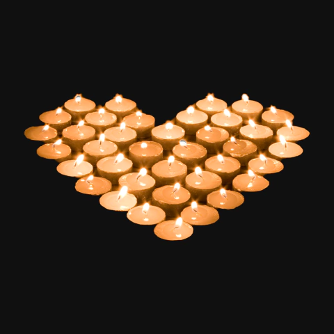 Caixa com 432 Velas Rechô / Rechaud P c/ Vasinho