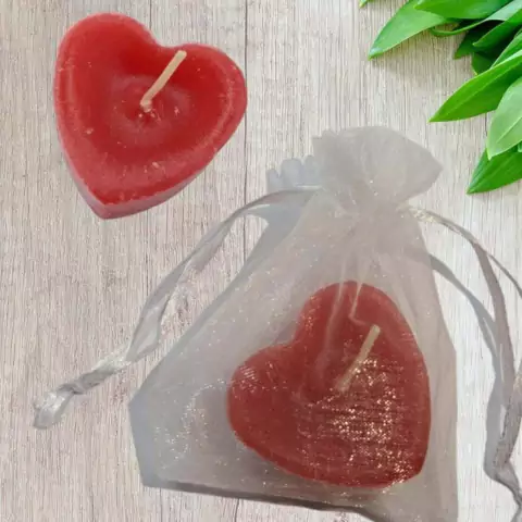 Kit com 20 Velas Coração Flutuantes de 4cm - comprar online