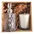 Kit com Vela Perfumada e Porta Sabonete