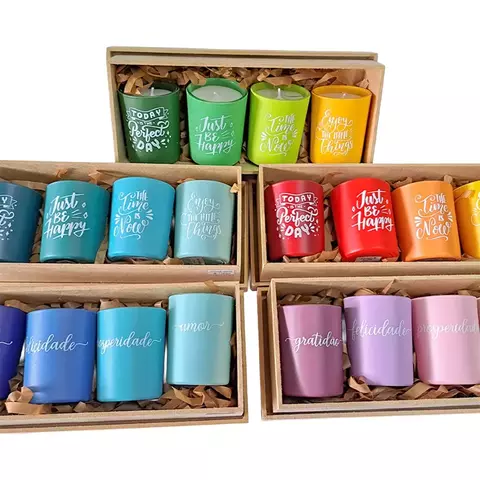 Kit de Velas Flat Coloridas - comprar online