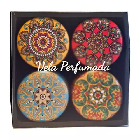 Velas Perfumadas na Latinha Decorada Presente - comprar online