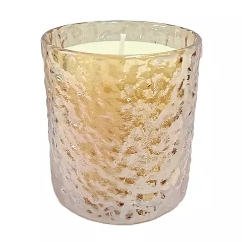 Vela Perfumada em copo Âmbar martelado - comprar online