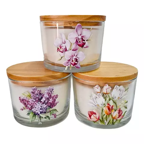 Vela Perfumada Flores 100g - comprar online