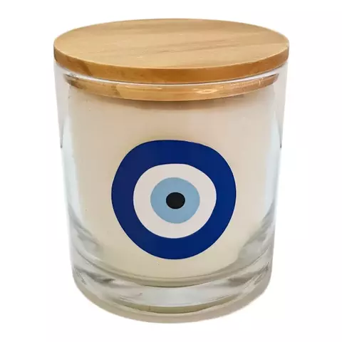 Vela Perfumada 8x8 cm 180g Olho Grego - comprar online