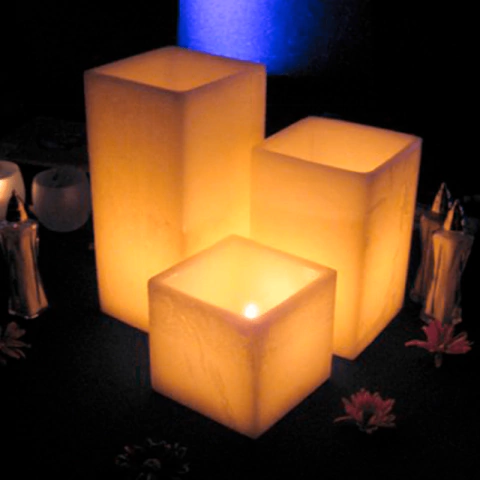 Luminaria Quadrada em vela - comprar online