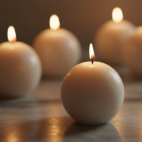 Vela Bola 8cm Diâmetro - comprar online