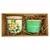 Kit 2 velas Perfumadas Flores 8x8cm e 7x5cm