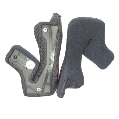 OREJERAS M NEGRO ROJO N60-6