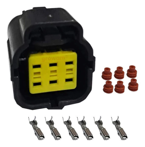 Ficha Conector Estanco Econoseal 6 Vías Macho O Hembra X 10