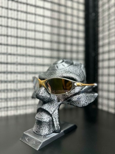 ÓCULOS DE SOL JULIET 24K BORRACHA BRANCA